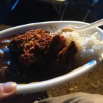 2017/3/18～20のキャンプ飯：カツカレー、串揚げ、ホットサンド、焼うどん、ＢＢＱ、アヒージョ