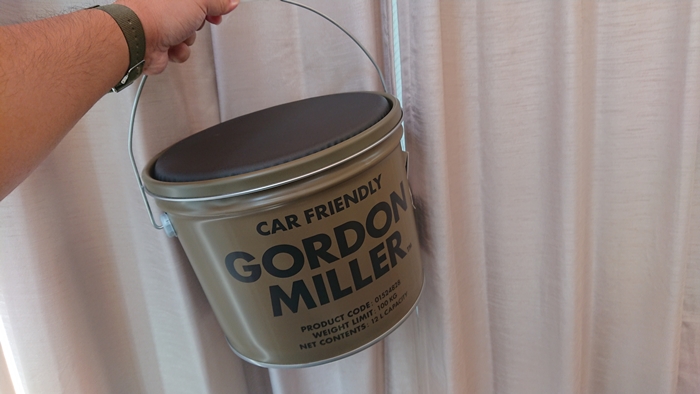 オートバックスが熱い！自社ブランドGORDON MILLERのオシャンティーなバケツ、ペール缶スツール12LをＧＥＴだぜ！